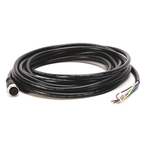 DC MICRO (M12), SS HDWRE, HEMBRA, RECTO, 8 PINES, CABLE DE PVC, NEGRO, SIN BLINDAJE, CODIFICADO POR  - 889DSF8AB20