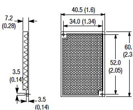 REFLECTOR RECTANGULAR DE 40.5X - 92113