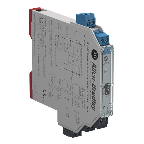937 BARRERA AISLADA, MÓDULO DE 12,5 MM (ALTA DENSIDAD), TRANSMISOR (SMART), 24 V CC - 937THAITXSDC1