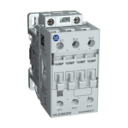 CONTACTOR, IEC, 38 A, 24-60 V 50-60 HZ/20-60 V CC, 3 POLOS NA - 100E38KJ00