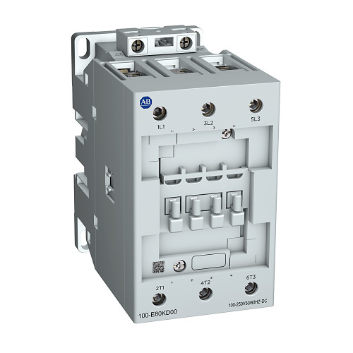 CONTACTOR 100-E MCS-E 96A AC3, BOBINA ELECTRONICA 24-60VCA 50/60HZ 20-60VCC, 0 N.A 0 N.C, 3 POLOS - 100E96KJ00