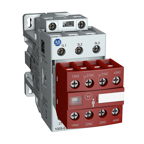 CONTACTOR DE SEGURIDAD, 32A, AC3, BOBINA ELECTRONICA DE 24V CC BAJO CONSUMO - 100SE30QJ13C