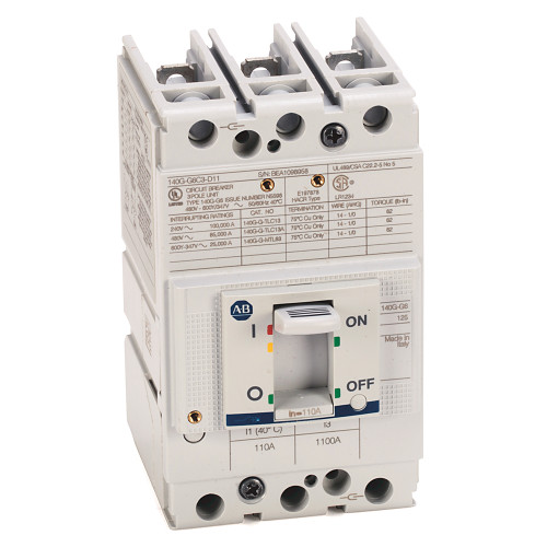 CIRCUITBREAKER CAJA MOLDEADA, MARCO G, 65KA A 480V, 100A, 3 POLOS - 140GG6C3D10