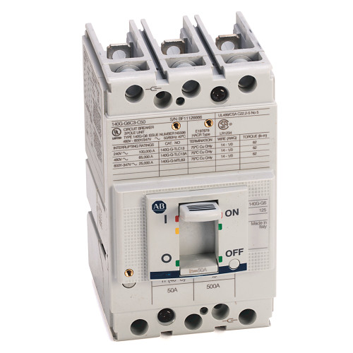  INTERRUPTOR EN CAJA MOLDEADA, 3 POLOS, 480V 60HZ, 30 A, G FRAME - 140GG6C3C30