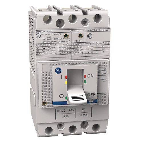 CAJA MOLDEADA CON MARCO140G 125A H CKT-BKR - 140GH0F3D10