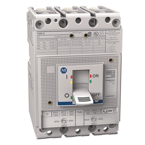 INTERRUPTOR CAJA MOLDEADA TERMOMAGNETICO 100A. 3P - 140GH2F3D10