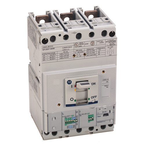 INTERRUPTOR TERMOMAGNETICO PROTECCION DE MOTOR 140MG,MARCO J,35..65 KA,480V,TMD,60A,250V,1NA/NC AUX - 140MGJ8EC60KA