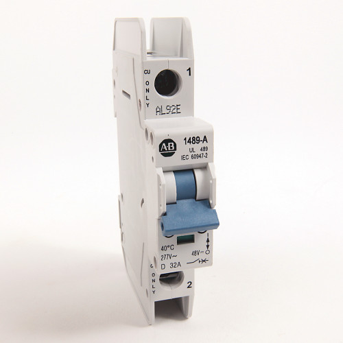 DESCONTINUADO|SOLO STOCK| INTERRUPTOR MINUATURA UL489, 1 POLO, 10A, CURVA D, 277 VAC MAX. - 1489A1D100
