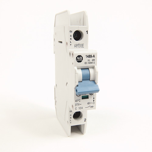 DESCONTINUADO|SOLO STOCK| INTERRUPTOR MINUATURA UL489, 1 POLO, 13A, CURVA C, 277 VAC MAX. - 1489A1C130