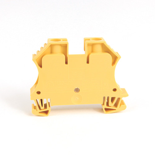 BLOQUE TERMINAL TIPO CLEMA COLOR AMARRILLO CAL.6..16 AWG, ATORNILLABLE. - 1492J10Y