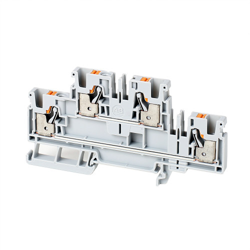 BLOQUES DE TERMINALES PUSH-IN 1492-P, 4 MM² (AWG 26 - AWG 10), 30 A, ALIMENTACIÓN DIRECTA - 1492PD4