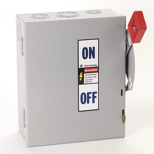SWTICH DESCONECTADOR SE SEGURIDAD, 30A, 600VCA, ENCERRAMIENT - 1494HBA3N