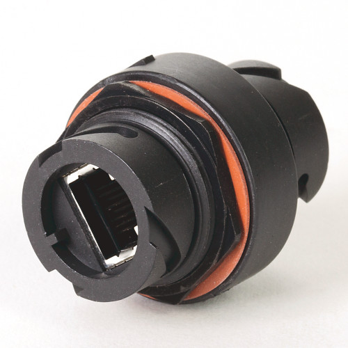 CONECTOR ETHERNET ACOPLADOR HEMBRA RJ45-A-RJ45 - 1585BPF8BF