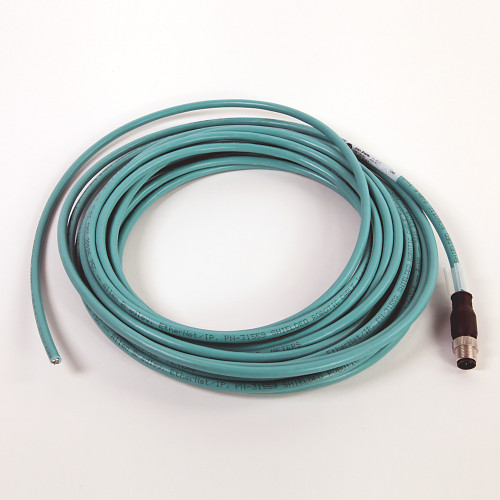 CABLE ETHERNET 1585 CAT5E 100BASE-TX 100 MBIT/S 4 CONDUCTORES M12 PUR VERDE AZULADO BLINDADO - 1585DM4UB15