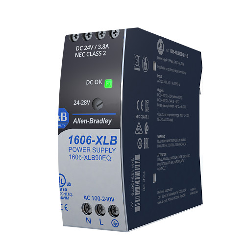 FUENTE DE ALIMENTACIÓN BÁSICA, 24-28 V CC, 90 W, VOLTAJE DE ENTRADA DE 100-240 V CA - 1606XLB90E