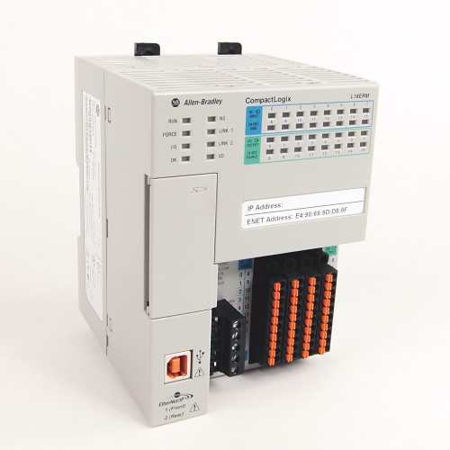 CONTROLADOR COMPACTLOGIX, 512K, EXPANSIÓN DE 8 E / S , 8 NODOS IP DE E / S, ETHERNET / 16 ENT - 1769L18ERMBB1BK