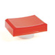 Lente rectangular color rojo para boton pulsador 800B de 16 mm - 800BALC4