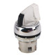 SELECTOR 2 POSICIONES, ILUMINADO 22MMBISEL METALICO, MANTENI - 800FMLSM27