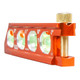 NIVEL MAGNETICO "ACU-BEND" CON IMANES EXTRAFUERTES Y SOPORTE PARA COLOCAR EN TUBO CONDUIT - 935AB4V