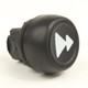 BOTON OPERADOR 2 VELOCIDADES, COLOR NEGRO, SIMBOLO VERTICAL NEGRO DOWN - BLANCO UP - 800FPCB2U271