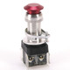 BOTÓN PUSH-PULL, ROJO, CABEZA EN FORMA DE HONGO, CONTACTOS PENTUFF 1-NA 1-NC - 800HFPX6AV