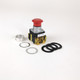 BOTON PULSADOR DE PARO, 30.5MM, NEMA 4/13, CON GUARDA, BIZEL - 800TCFXJ6A5S