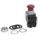 BOTON 30.5 MM PB-ILLUM., PUSH-PULL/TWIST, ROJO CABEZA DE HONGO 12-130V AC/DC, 1 NCLB AUTO MON, CON P - 800TCFXTQH2RD4S