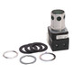 800T PB, BOTON PULSADOR MOMENTANEO DE 30 MM, VOLTAJE COMPLETO, 12-130 V CA/CC, LED, CABEZA EXTENDIDA - 800TQAH2GG1