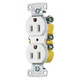 RECEPTACULO RESIDENCIAL DUPLEX De ENTRADA Recta Hubbell RR15W
