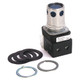 BOTON PULSADOR ILUM. 30.5MM, AZUL, CAB. EXT. C/GUARDA, LED, 12-130V AC/DC, 1 N.A. - 800TQAH2BD1