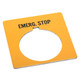 PLACA LEYENDA EMERGENCY STOP - 800TX504Y