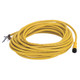 CABLE DC MICRO M12, HEMBRA, 4 PINES, DE PVC, COLOR AMARILLO, 22 AWG, LONGITUD 10 m, TRENZADO BLINDAD - 889DF4EC10
