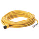 DC MICRO M12 HEMBRA R ANG 4 PIN CABLE PUR AMARILLO SIN BLINDAJE CODIFICADO 15 MTS - 889DR4UC15