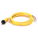 CABLE MINI PLUS, FEMALE, STRAIGHT, 5-PIN, PVC, AMARILLO, SIN BLINDAJE, 1.83 M, 18AWG - 889NF5AEC6F