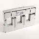 MÓDULOS ADAPTADORES DEL SISTEMA DE MONTAJE MCS, SOPORTE DE BARRA COLECTORA DE DOBLE T, 3 POLOS - 141AT13