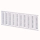 TARJETA INDICADORA 6 X 10MM, SIN TEXTO, PARAUSAR CON 1492-J, - 1492M6X10