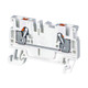 BLOQUE DE TERMINALES, CONEXION A PRESION, IEC, 2,5 MM,2 PUNTOS DE CONEXION, BLANCO - 1492P3W