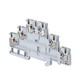 BLOQUE DE TERMINALES, CONEXION PUSH-IN, IEC, TRIPLE NIVEL, TIERRA, ALIMENTACION DIRECTA, 2.5MM,50 PZ - 1492PTG3