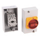DESCONECTOR LOCAL 16 A, 3 POLOS, OFF-ON 90° BASE/CARRIL DIN. SUMINISTRADO CON UN TIPO N RED /ACTUADO - 194EY16M17534N