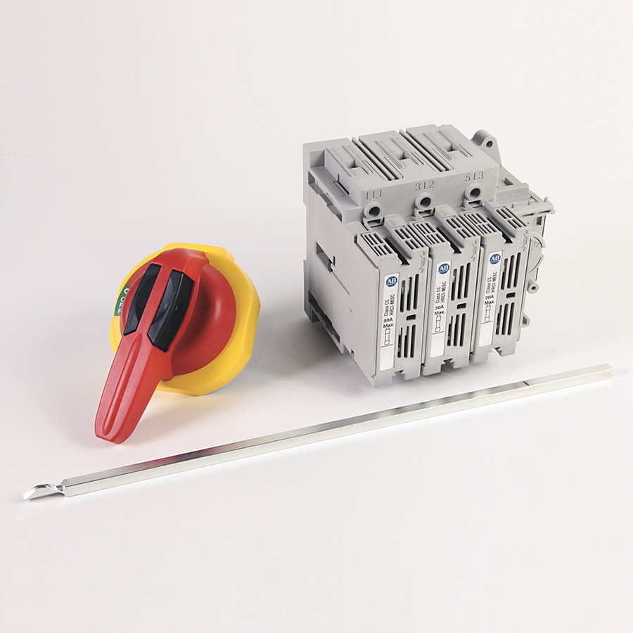 INTERRUPTOR DE DESCONEXIÓN CLASE UL CC - CSA HRCI-MIS, 30 A, 3 POLOS - 194RC301753PBN1