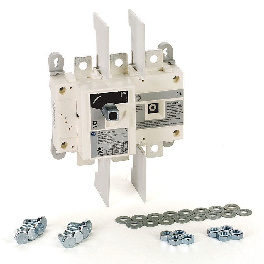 INTERRUPTOR DE DESCONEXION 194R, ABIERTO, SIN FUSIBLE UL200 A, 4 POLOS - 194RNU2001754