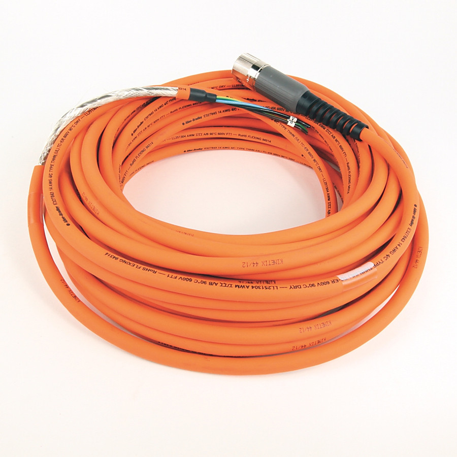 Cable de alimentación para motor, conector DIn SpeedTec, con cable  sueltos, 14AWG, 20 metros, flexi - 2090CPWM7DF14AF20