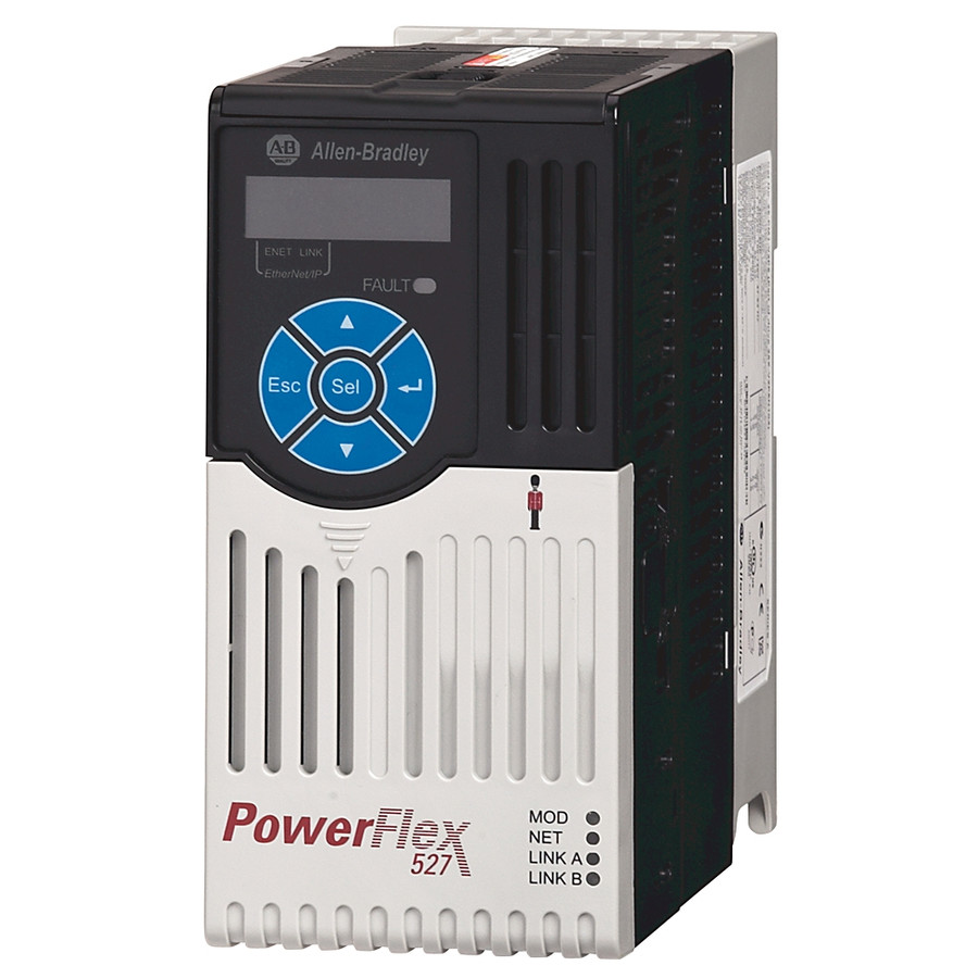 VARIADOR PF527,5AMP,240VAC,3 FASES,1 HP 0.75 KW NORMAL D,1 HP 0.75 KW HEAVY D,IP20,EMB ETHERNET/IP - 25CB5P0N104