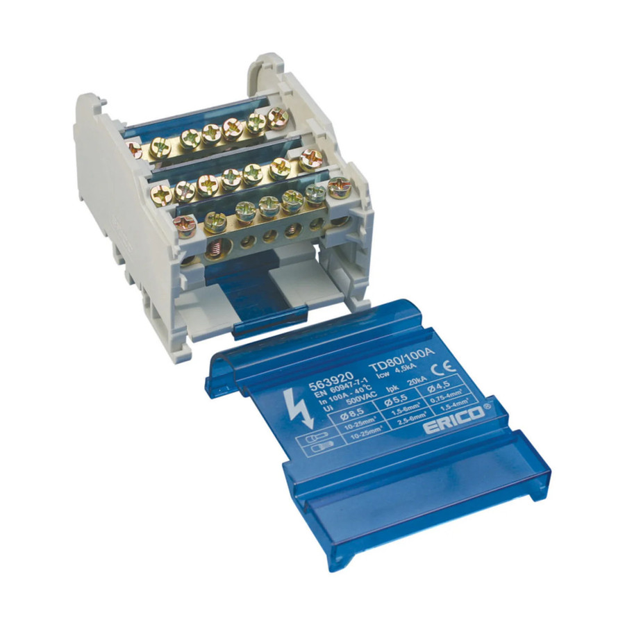 BLOQUE REPARTIDOR De 4 Polos 3M 563930
