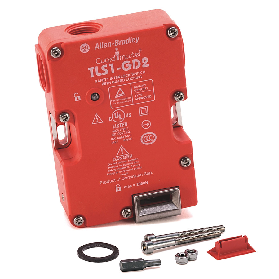 INTERLOCK TLS-GD2, BOBINA 24V AC/DC, CONTACTOS DE SEGURIDAD 2 NC Y 1 NA AUXILIAR, ACTUADOR: ESTŒNDAR - 440GT21BGPM1B