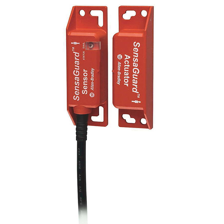 INTERRUPTOR SIN CONTACTO 440N, SENSAGUARD, 2 N.C. DE SEGURIDAD, 1 N.O, CABLE PVC 10M. - 440NZ21US2B