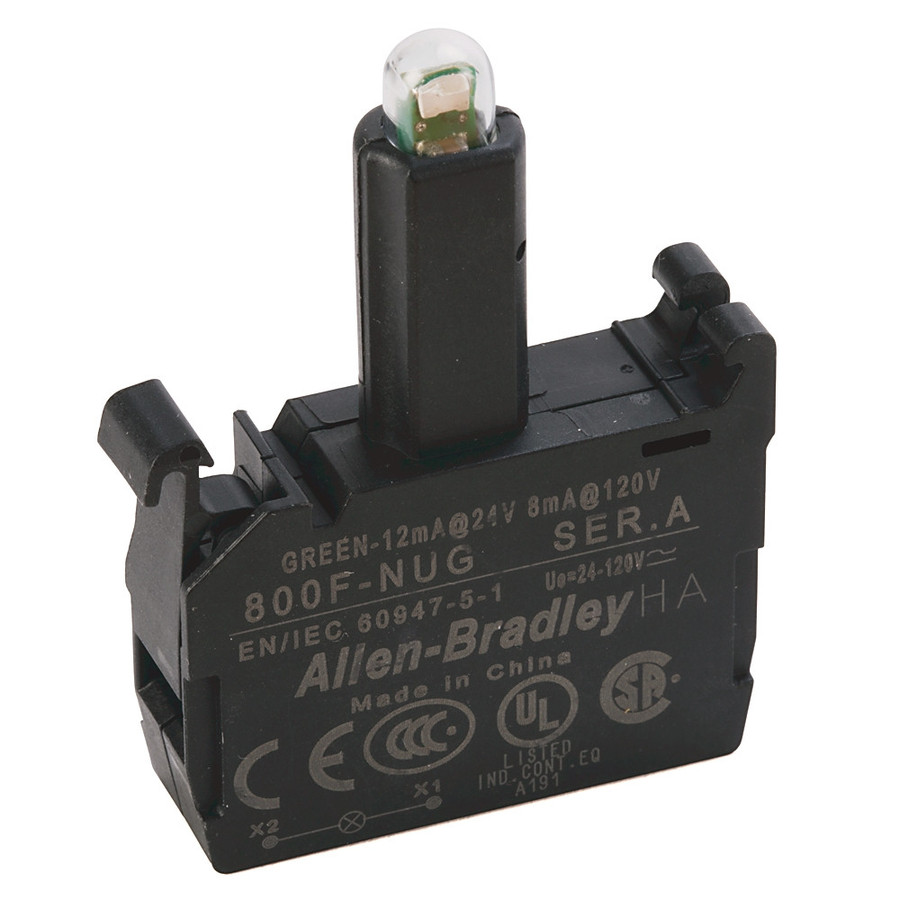 Módulo LED Verde Integrado Allen-Bradley 800FNUG