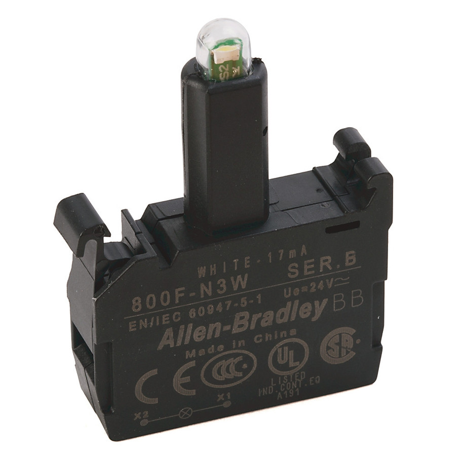 Módulo LED 24V Blanco Allen-Bradley 800FN3W