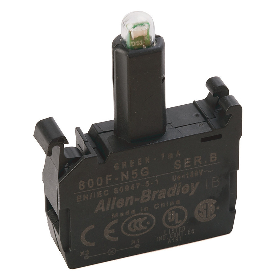 Módulo LED 120V Verde Allen-Bradley 800FN5G