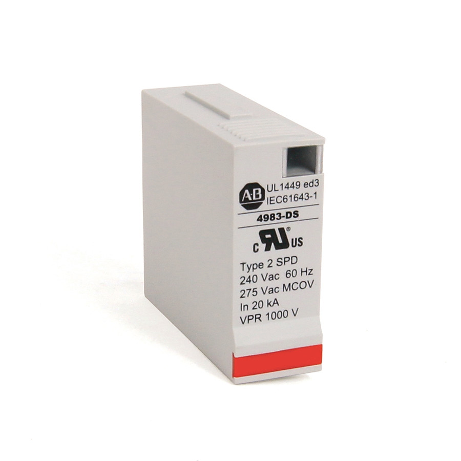 PROTECCIÓN CONTRA SOBRETENSIONES Y FILTROS, MONTAJE EN RIEL DIN, UL 1449, 230-240 V CA, 40 KA - 4983DS23040